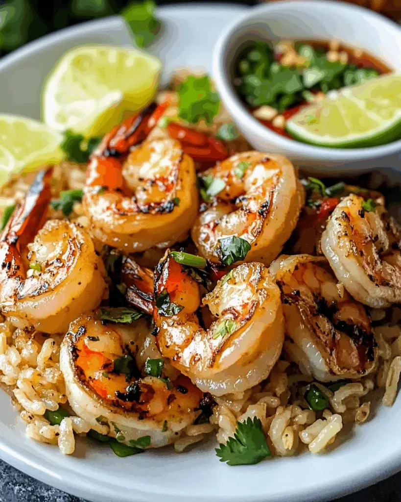 Thai Chili Lemongrass Grilled Shrimp