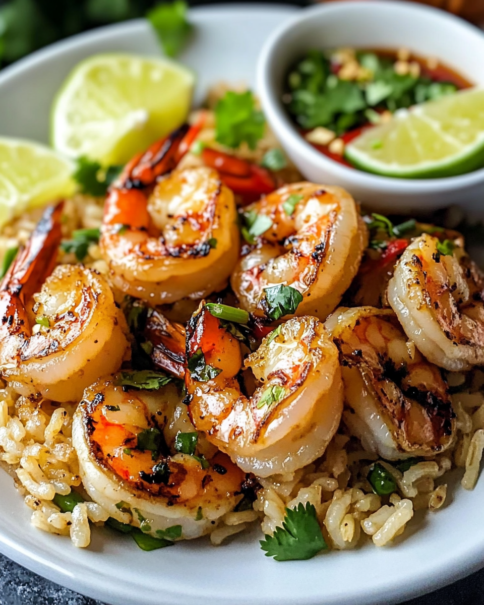 Thai Chili Lemongrass Grilled Shrimp