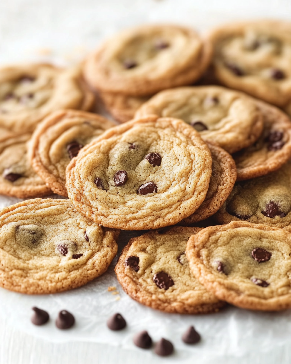 Thin and Crispy Chocolate Chip Cookies