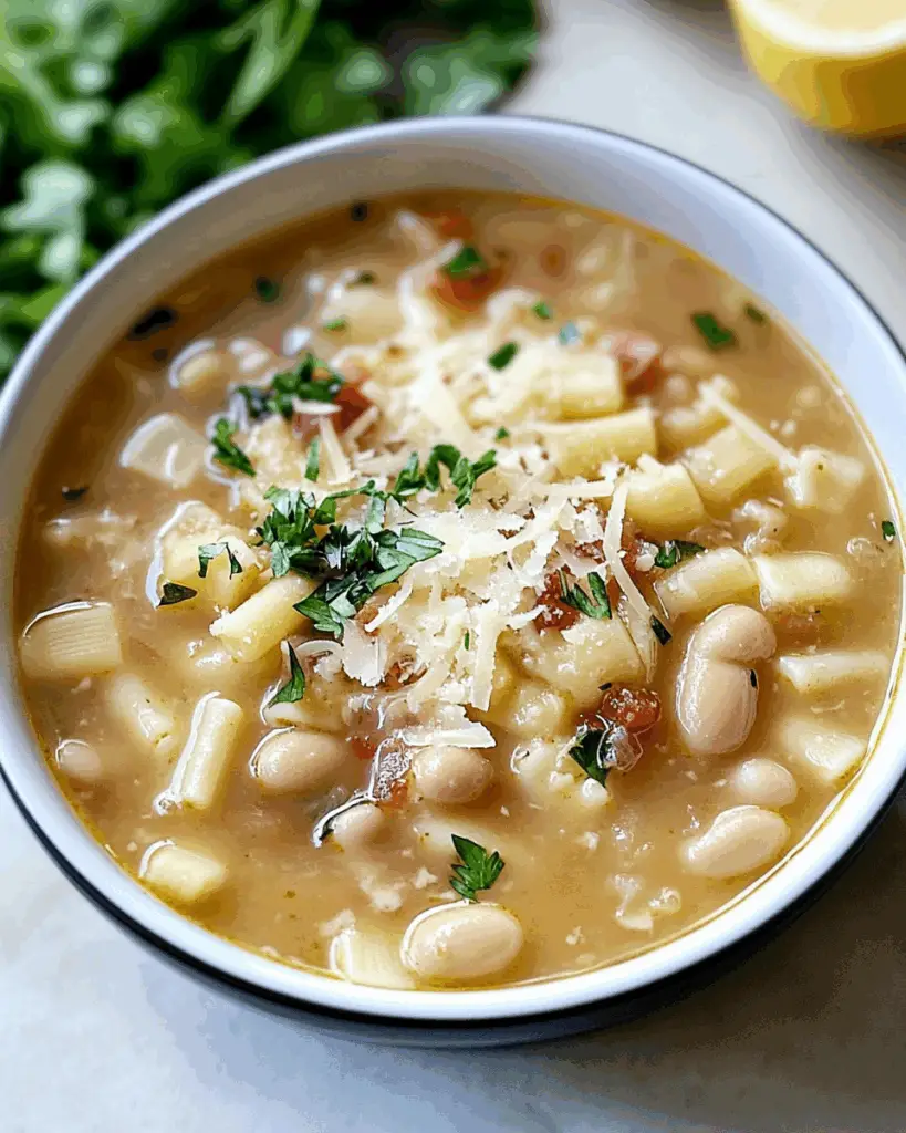 White Pasta e Fagioli