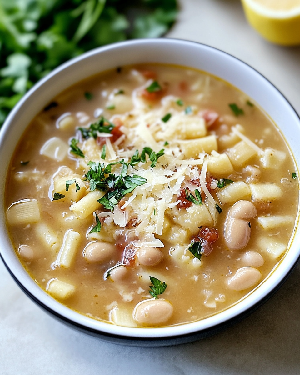 White Pasta e Fagioli