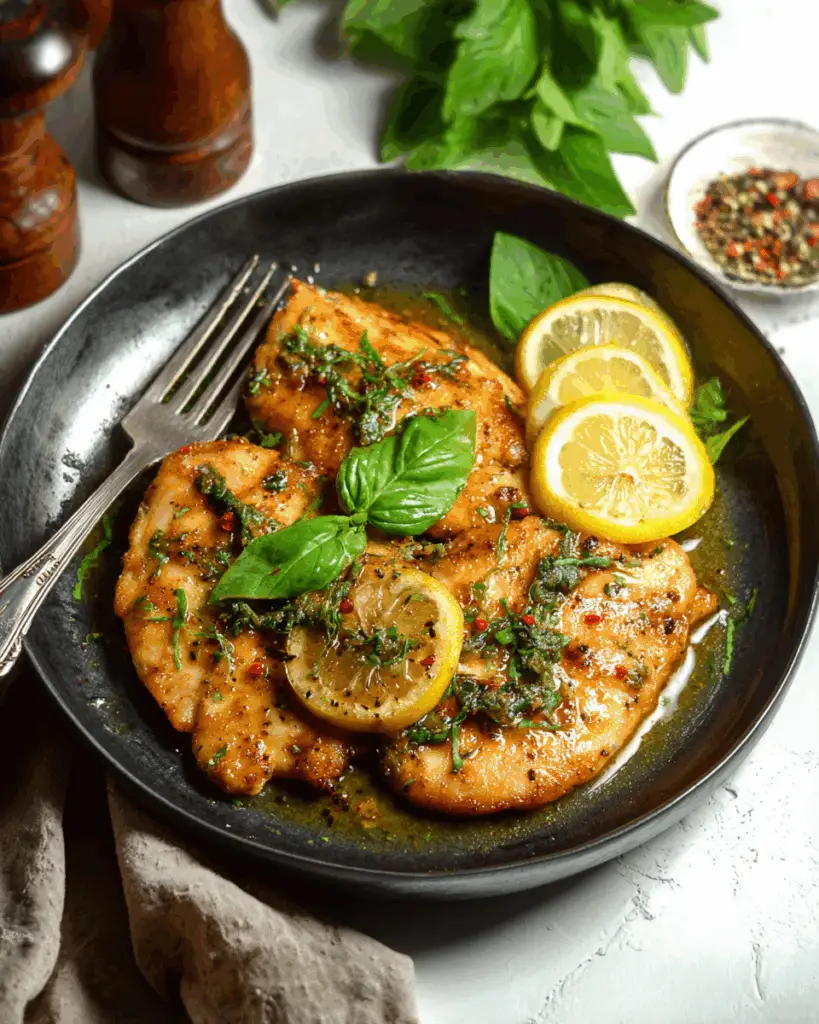 Zesty Lemon Basil Chicken