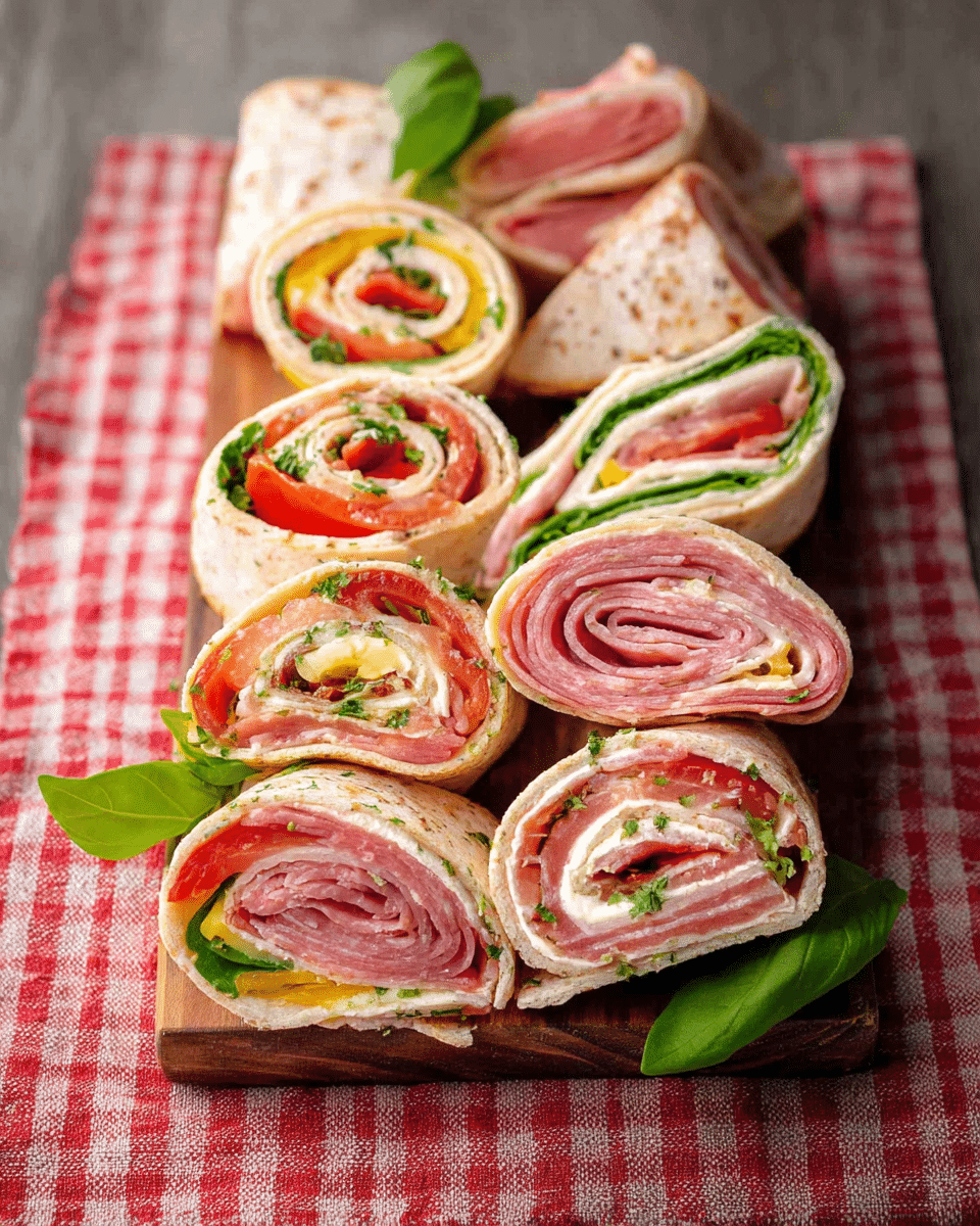 Italian Deli Roll Ups