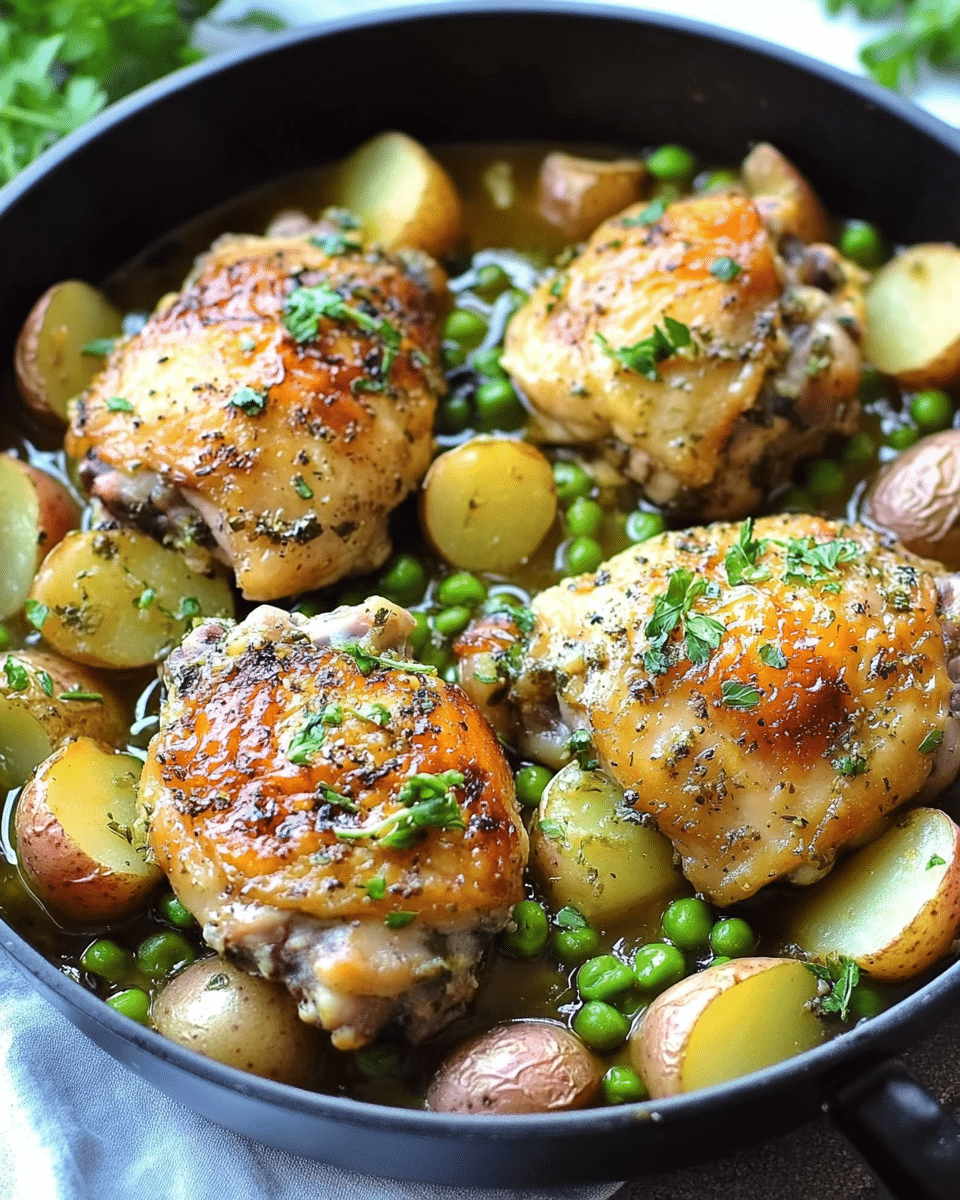 Lemon Herb Chicken Vesuvio