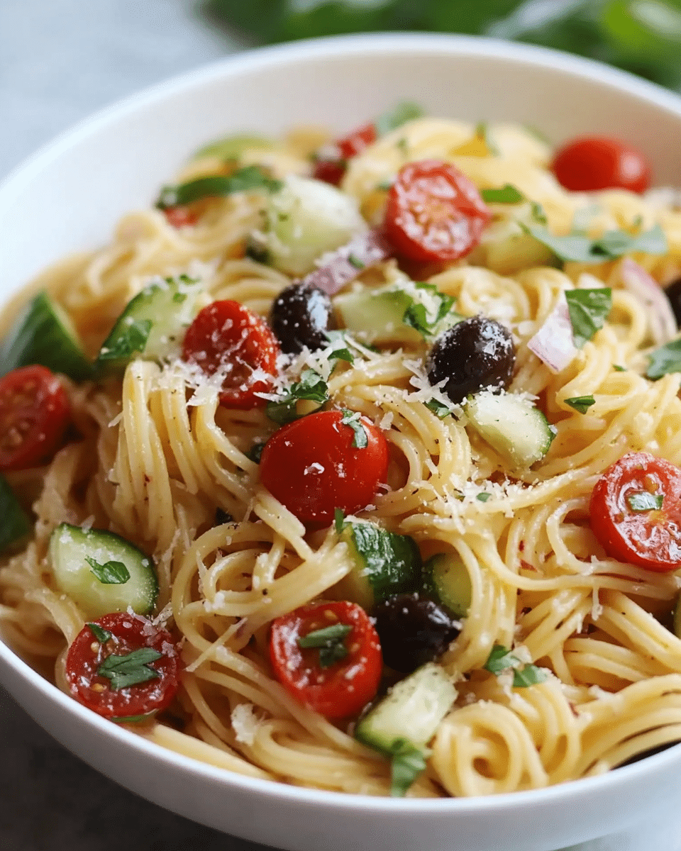 Lemon Herb Pasta Salad