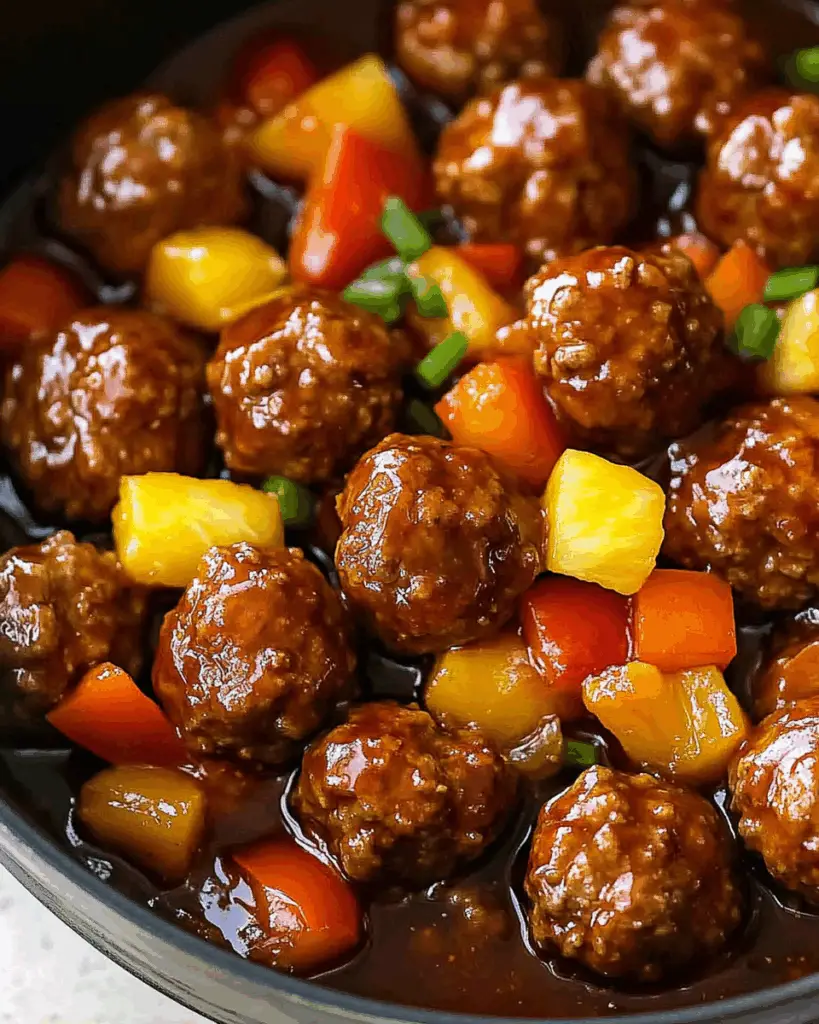 Sweet and Sour Meatballs