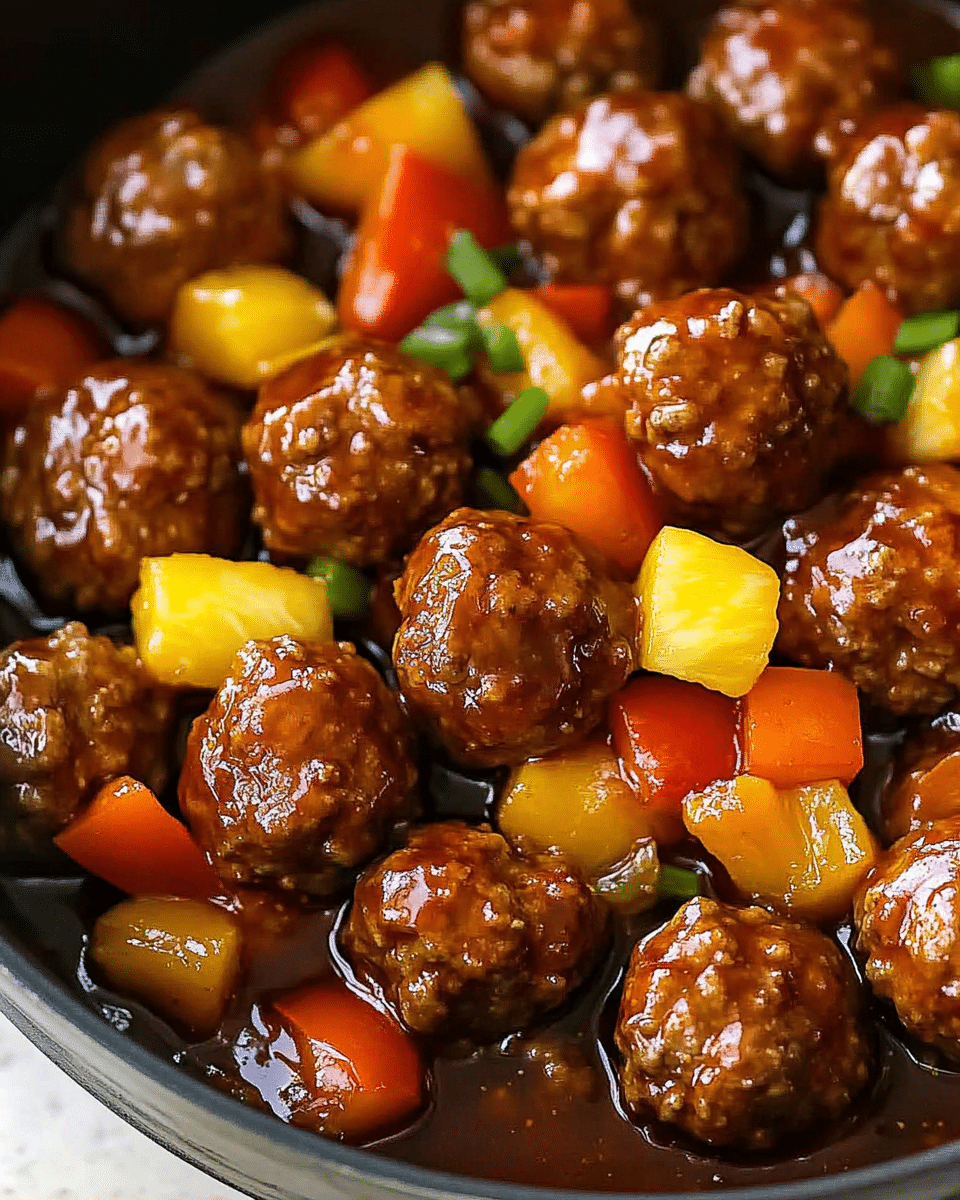 Sweet and Sour Meatballs