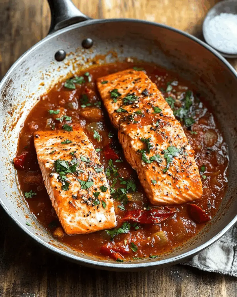 Spicy Salmon All’Arrabbiata