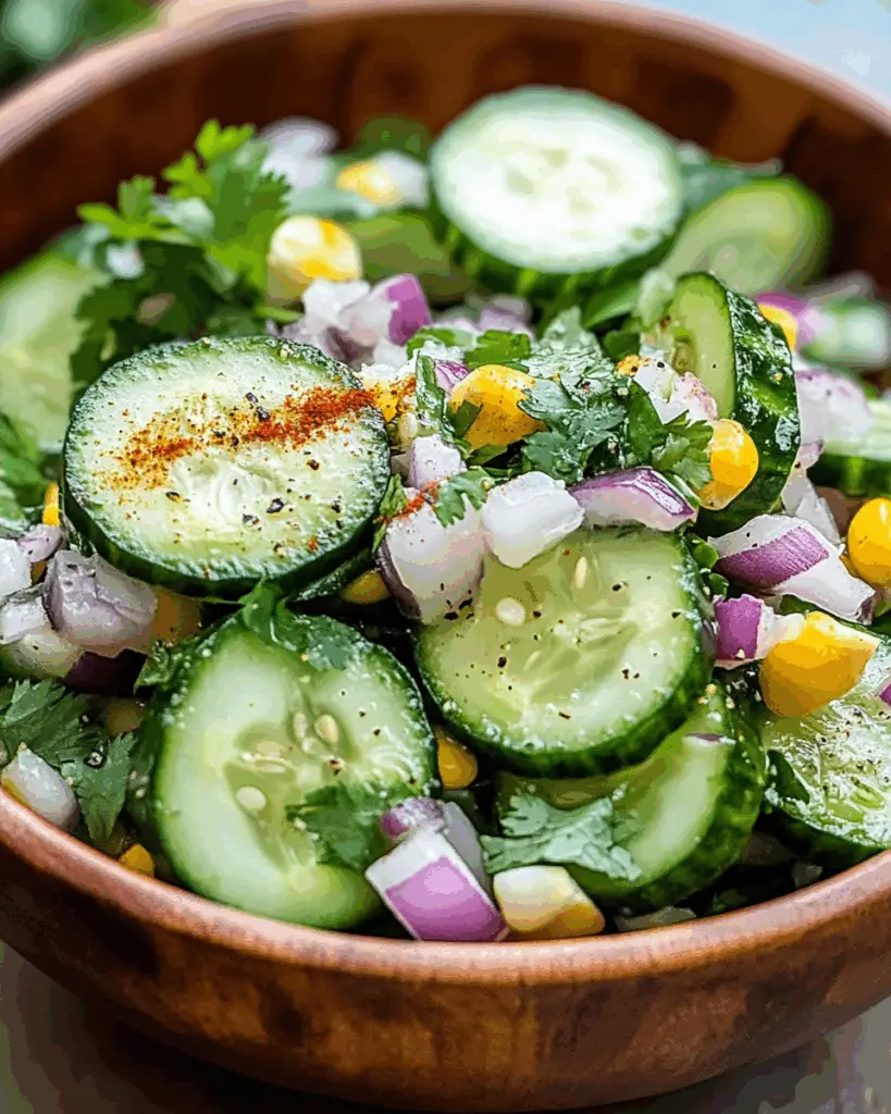 Quick Mexican Cucumber Salad
