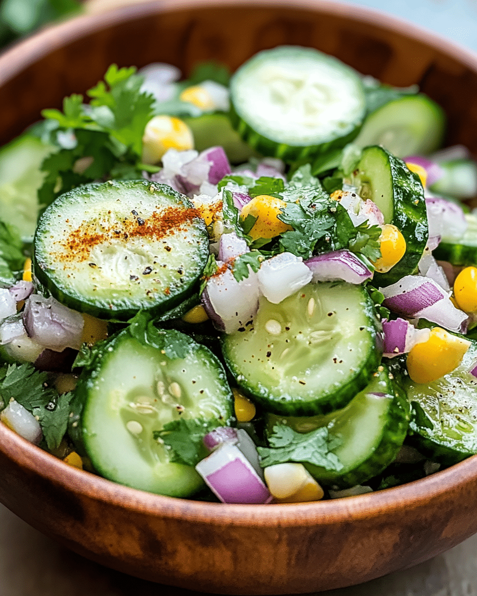 Quick Mexican Cucumber Salad