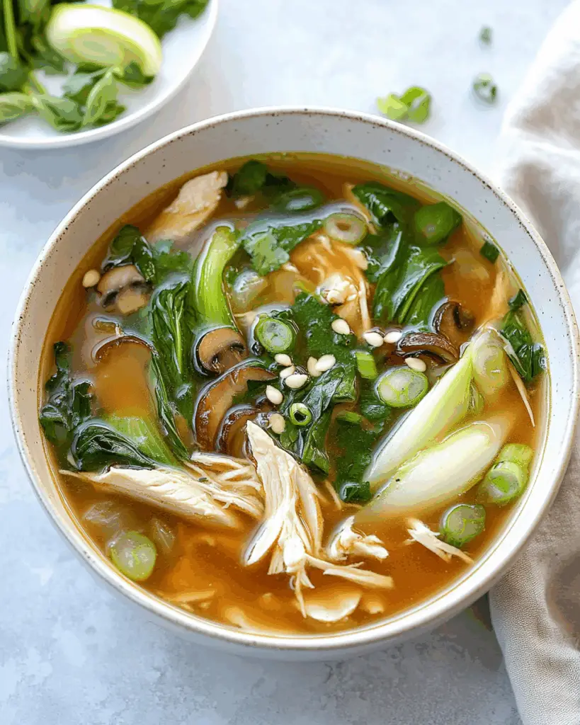 Bok Choy Chicken Soup