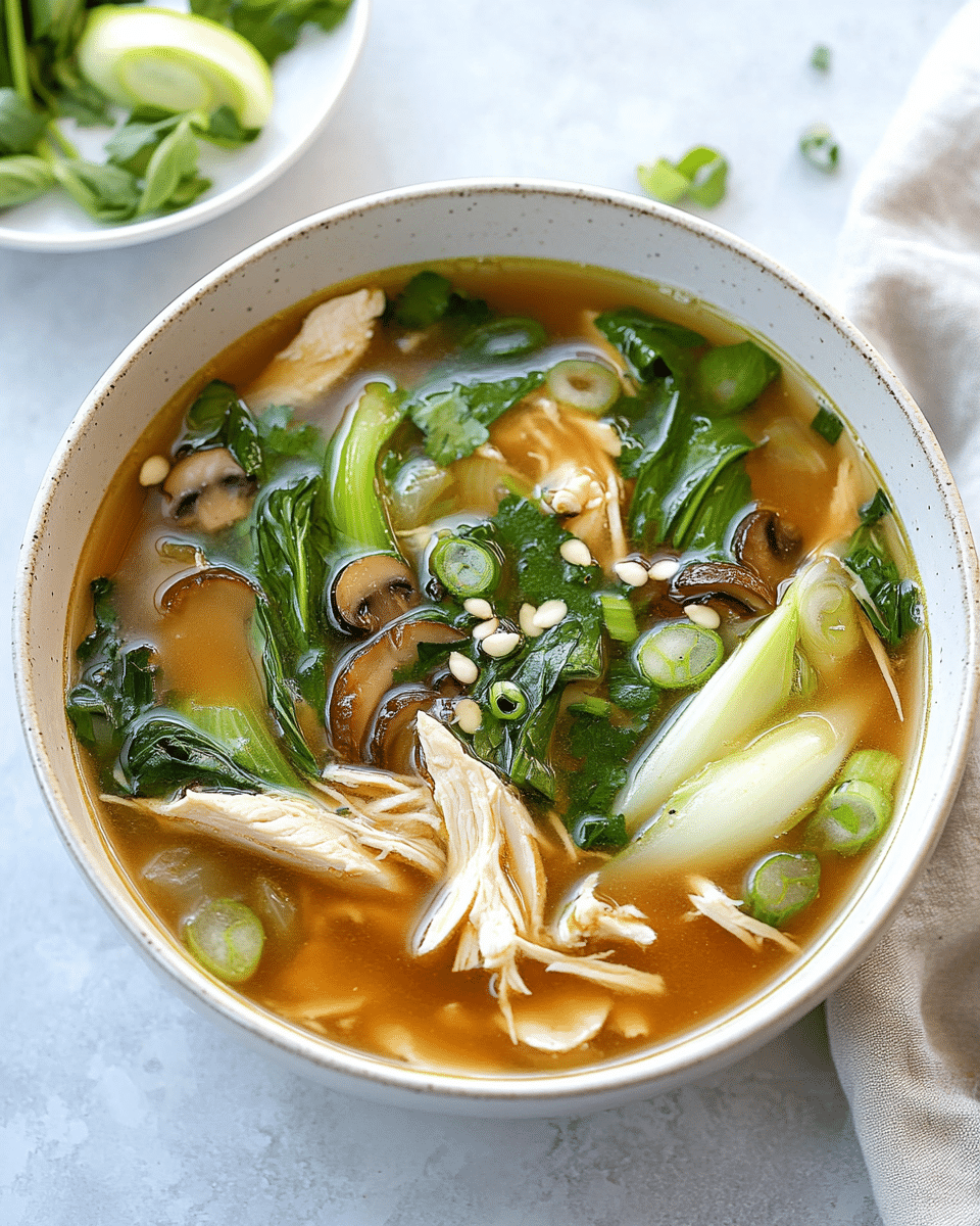 Bok Choy Chicken Soup