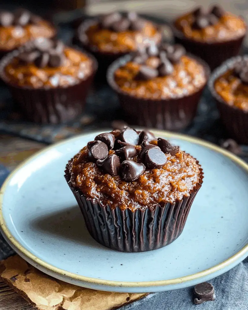 Paleo Chocolate Sweet Potato Muffins