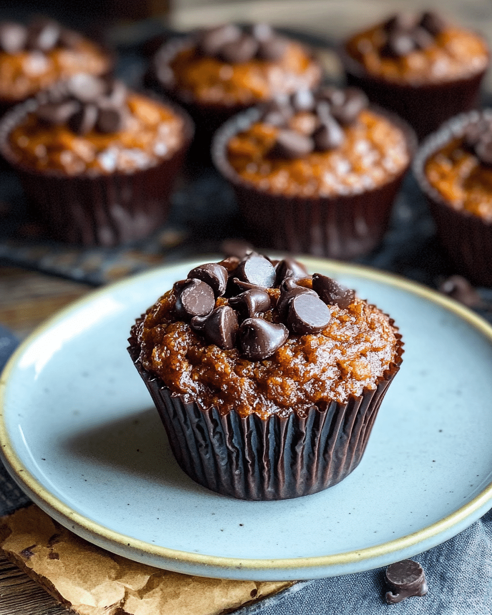 Paleo Chocolate Sweet Potato Muffins