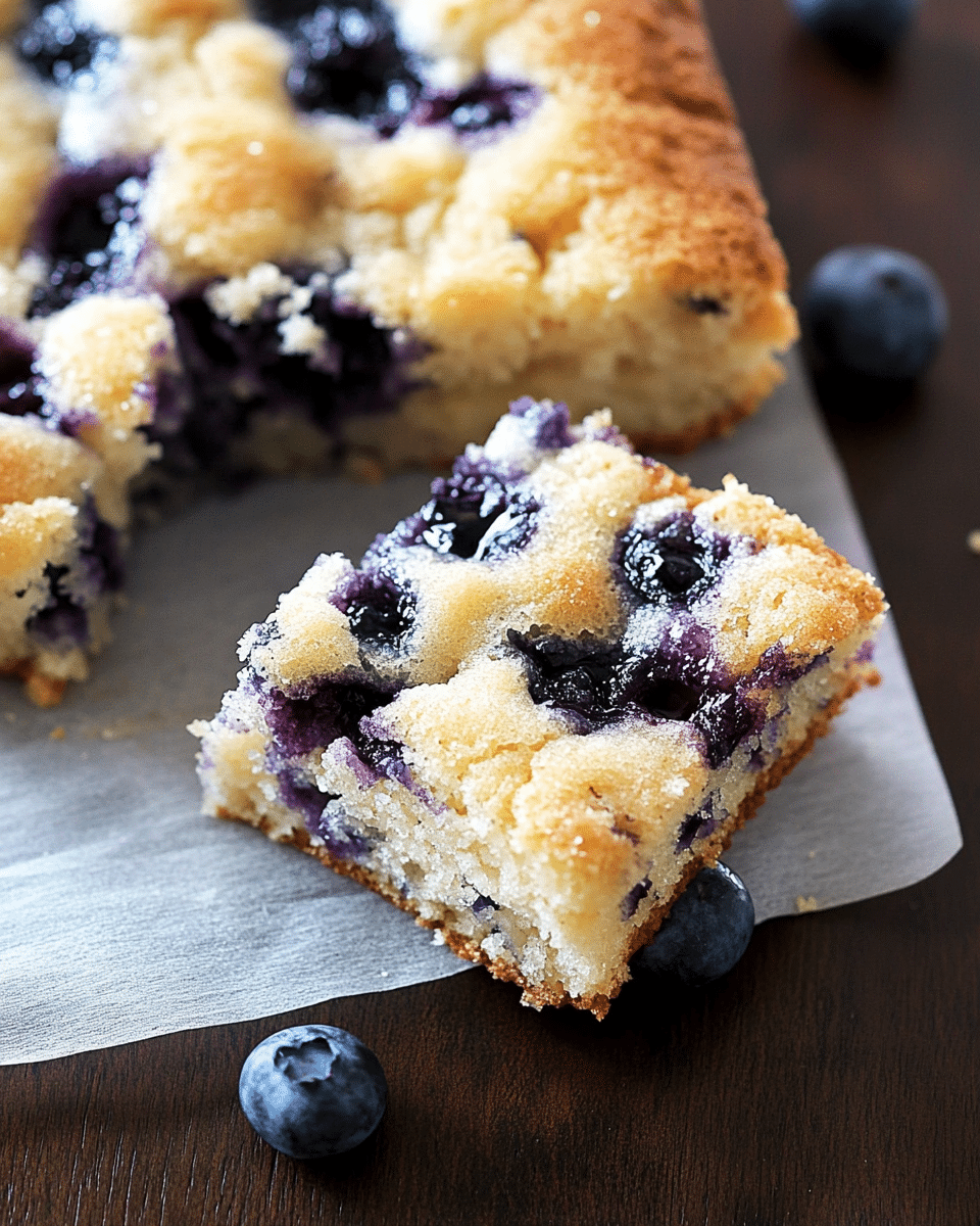 Blueberry Buttermilk Breakfast Cake