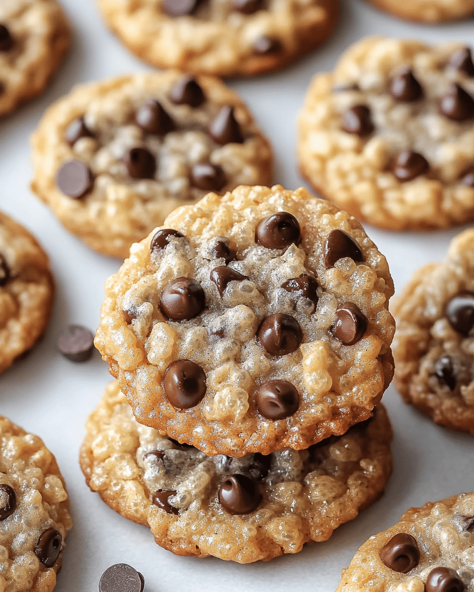 Rice Krispie Chocolate Chip Cookies