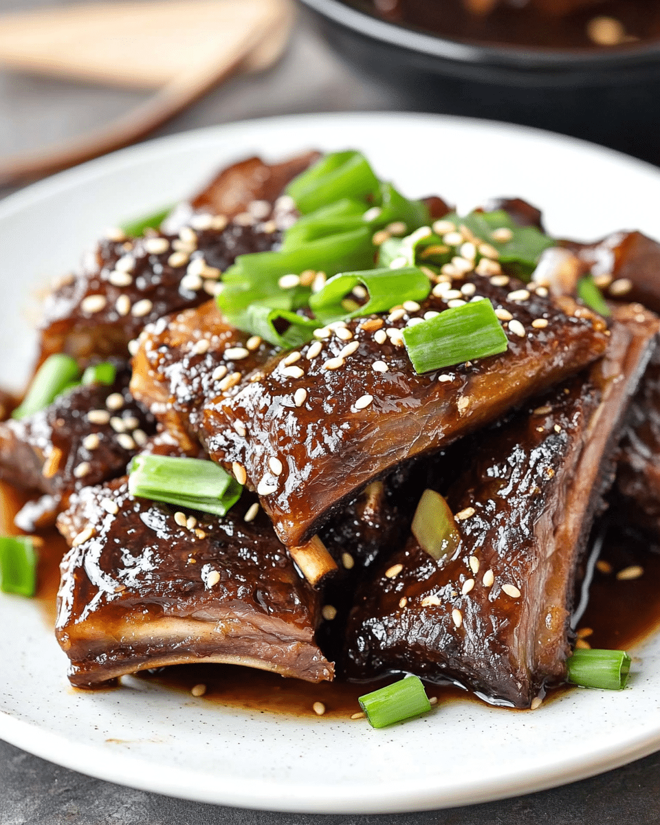 Best Slow Cooker Korean Beef Short Ribs
