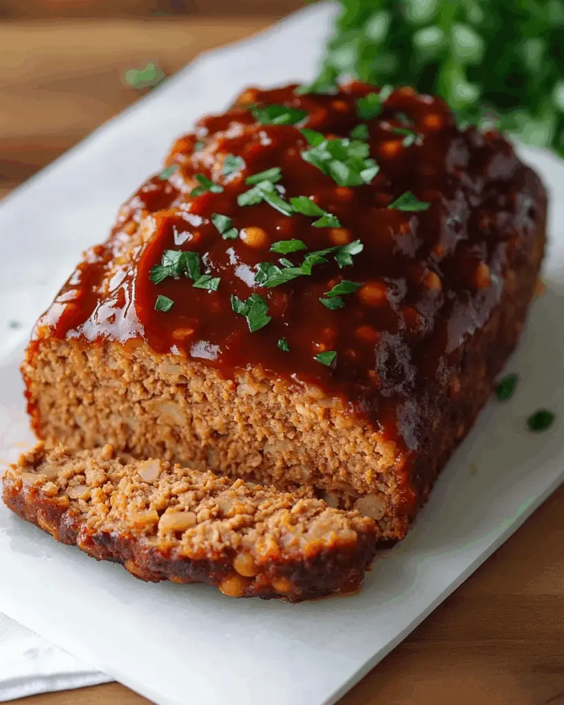 Chickpea Meatloaf