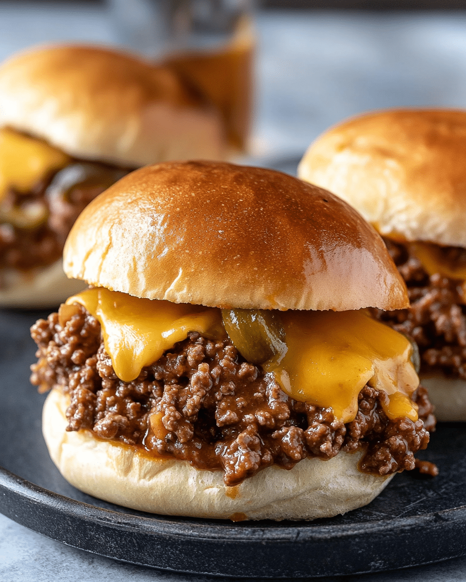 Beer Cheese Sloppy Joes