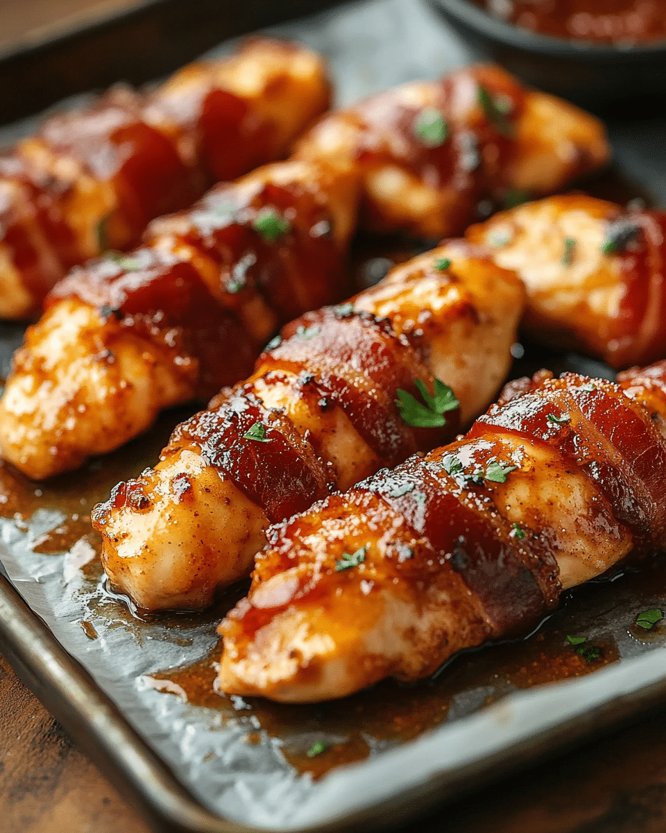 Easy Bacon Brown Sugar Chicken Tenders