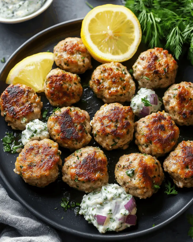 Greek Turkey Meatballs