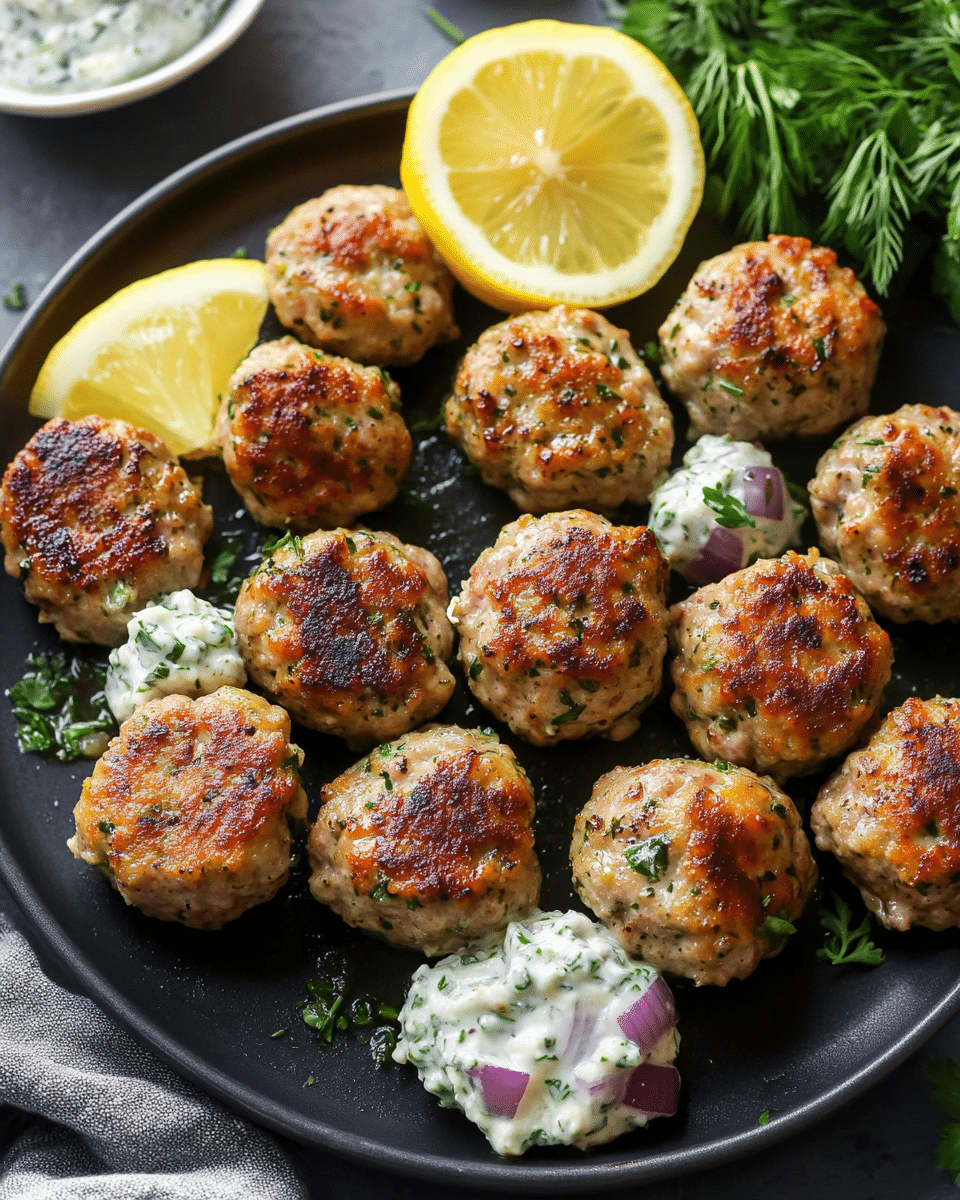 Greek Turkey Meatballs