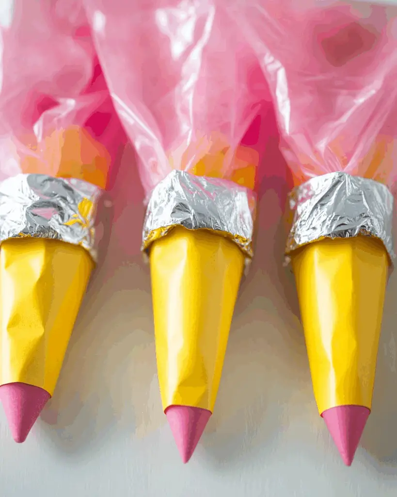 Candy-Filled Pencil Treat Bags