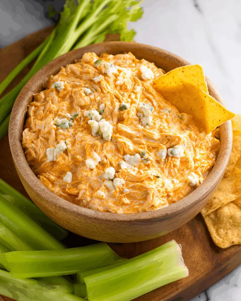 Buffalo Chicken Greek Yogurt Dip