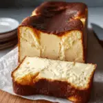 Burnt Basque Cheesecake in a Loaf Pan