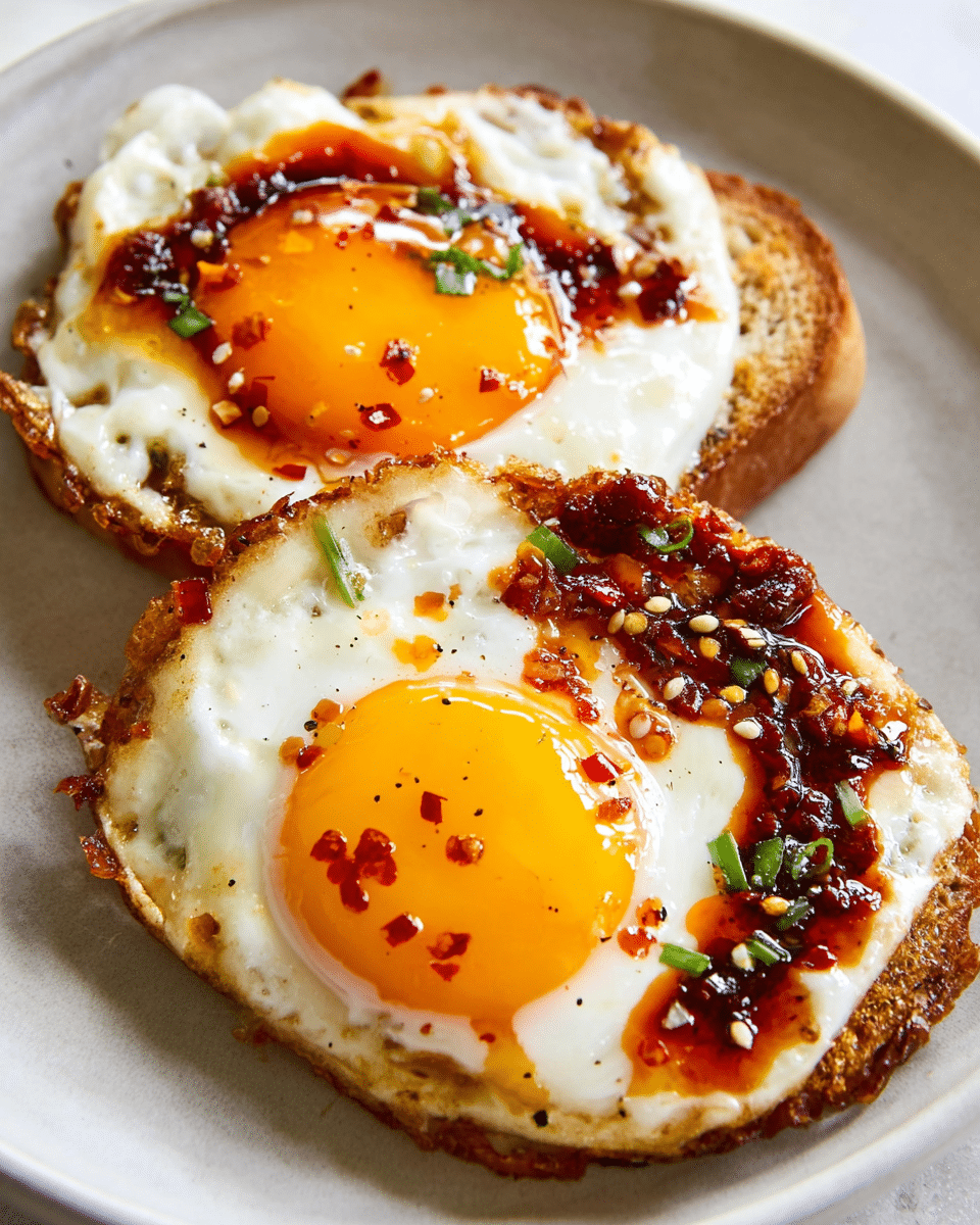 Chili Oil Fried Egg