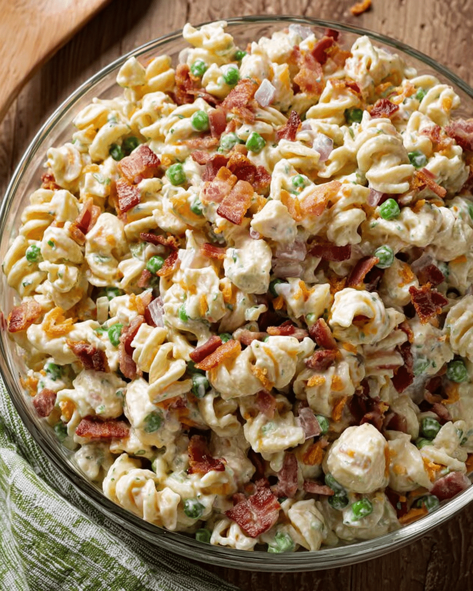 Creamy Bacon Ranch Pasta Salad