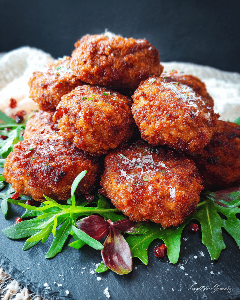 Crispy Fried Meatballs