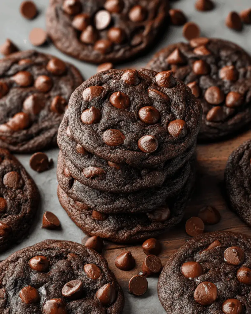 Double Chocolate Chip Cookies