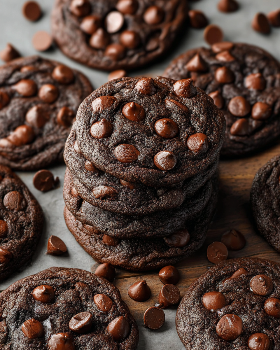 Double Chocolate Chip Cookies