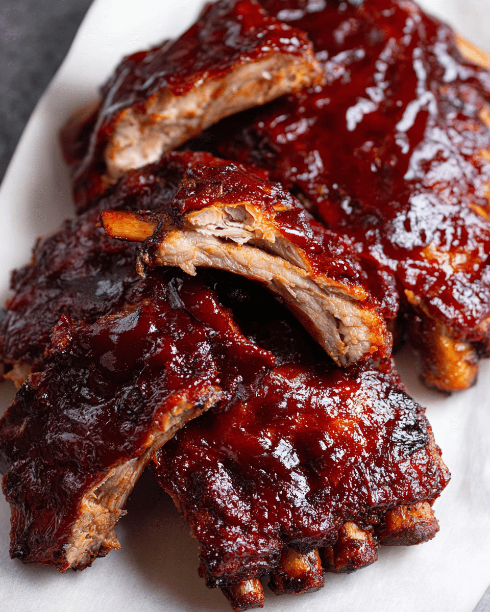 Easy Slow Cooker BBQ Ribs