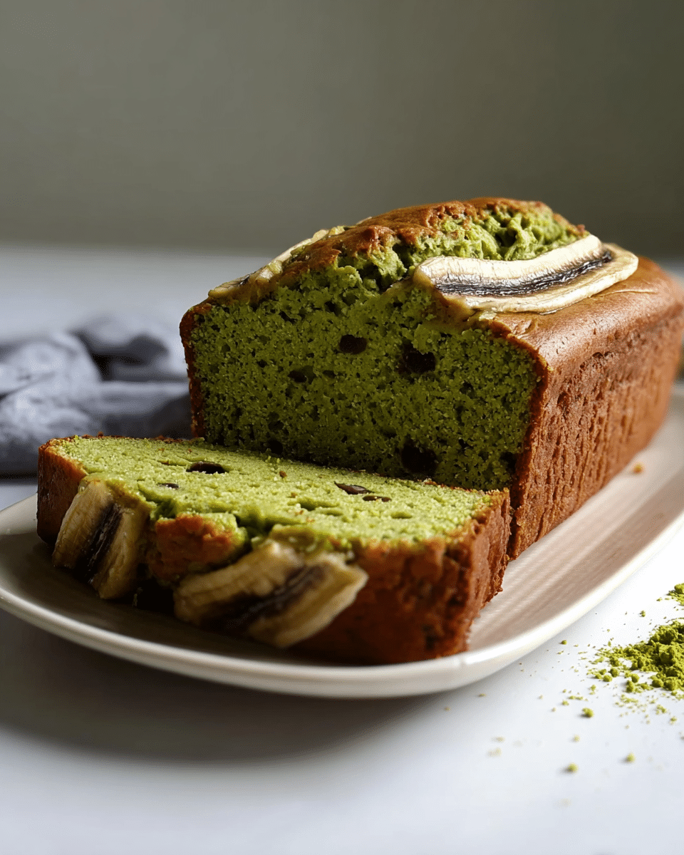 Matcha Banana Bread