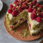 Pistachio Raspberry Cake