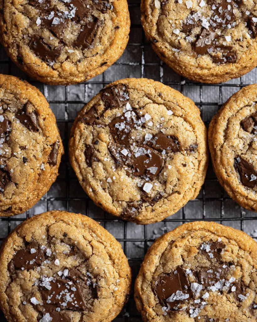 Sea Salt Brown Butter Chocolate Chip Cookies