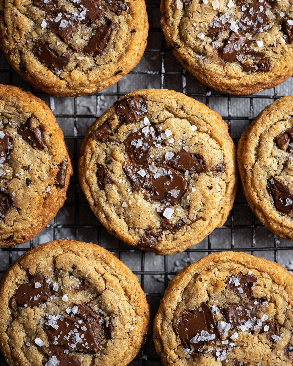 Sea Salt Brown Butter Chocolate Chip Cookies