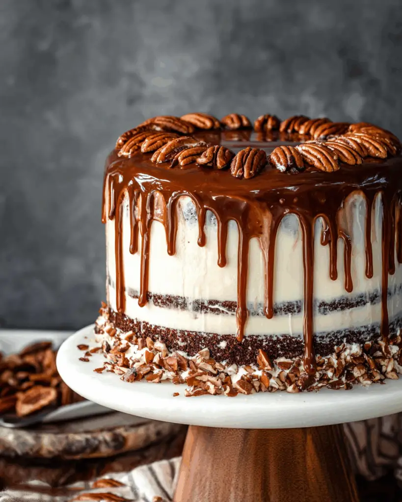Turtle Chocolate Layer Cake
