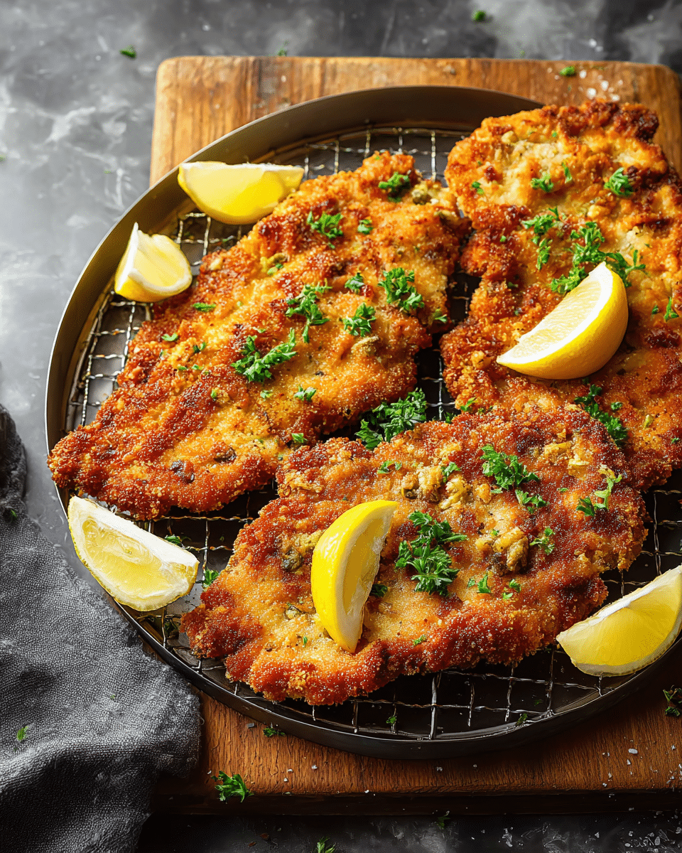 Crispy Chicken Schnitzel