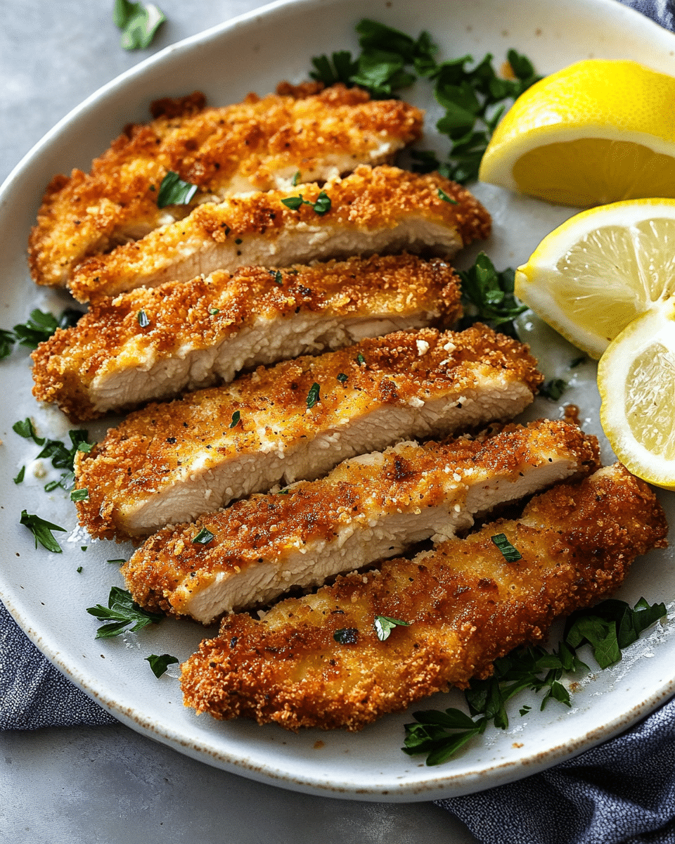 Crispy Chicken Schnitzel