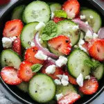 Cucumber Strawberry Salad