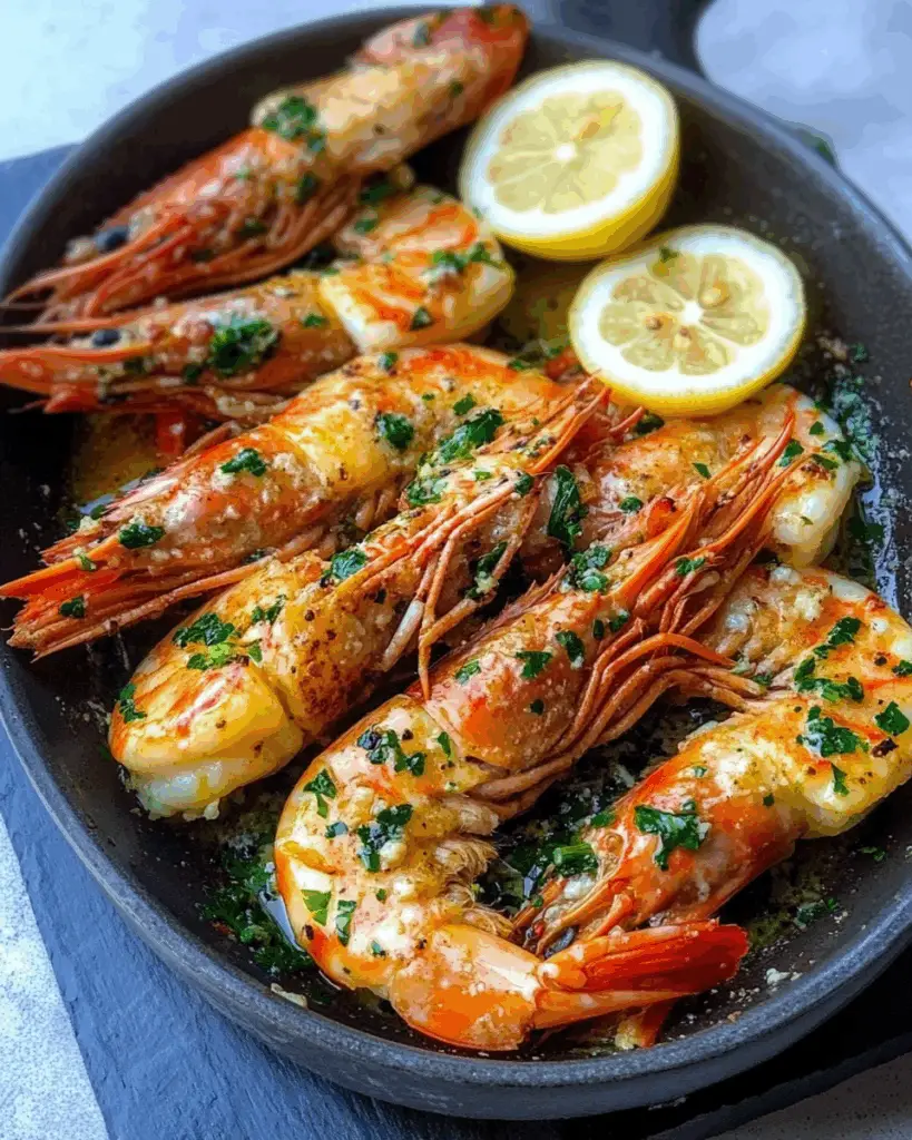 Garlic Butter Extra Colossal Prawns