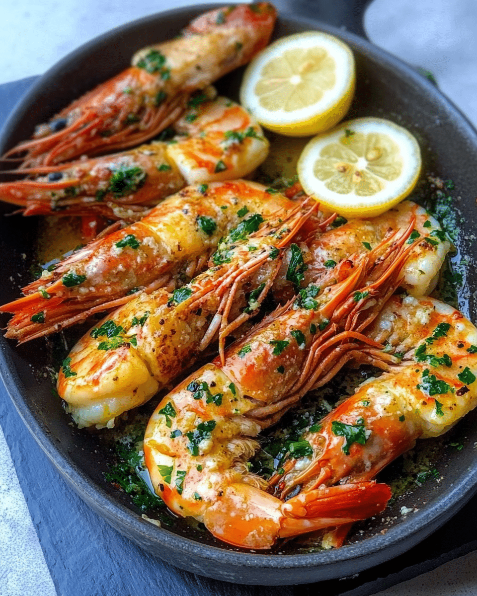 Garlic Butter Extra Colossal Prawns