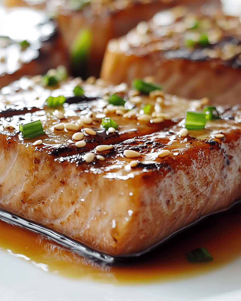 Grilled Tuna Steak with Citrus Soy Marinade