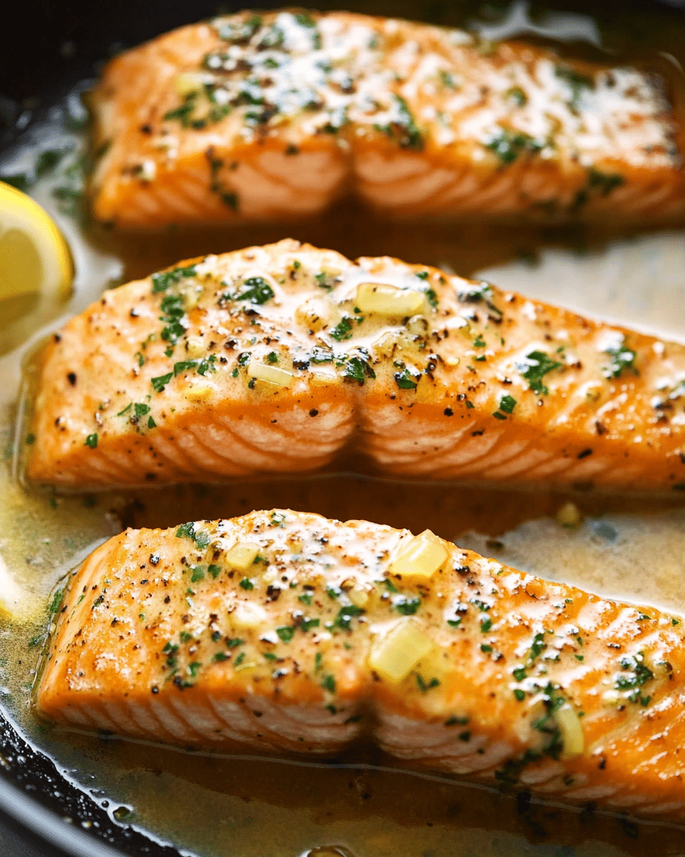 Quick Garlic Butter Salmon