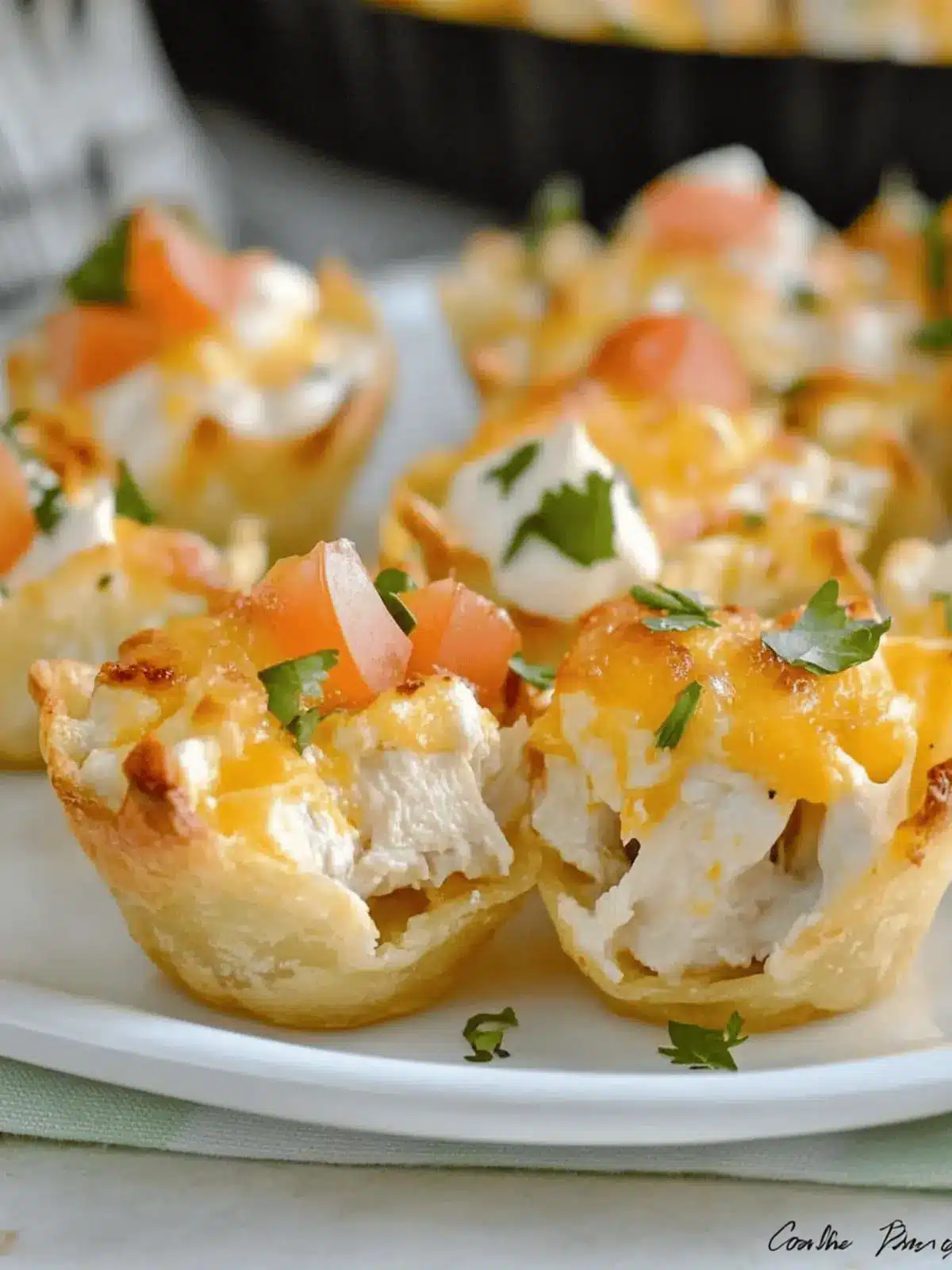 Pollo Fundido Cups