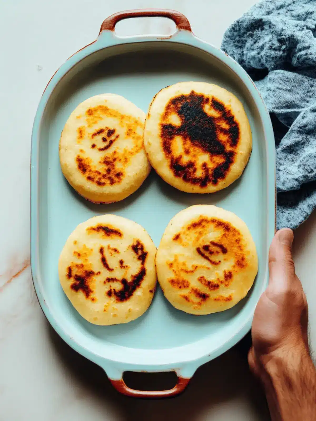 Arepas Made Easy: 3 Ingredients for Perfectly Fluffy Bites 2 arepas recipe