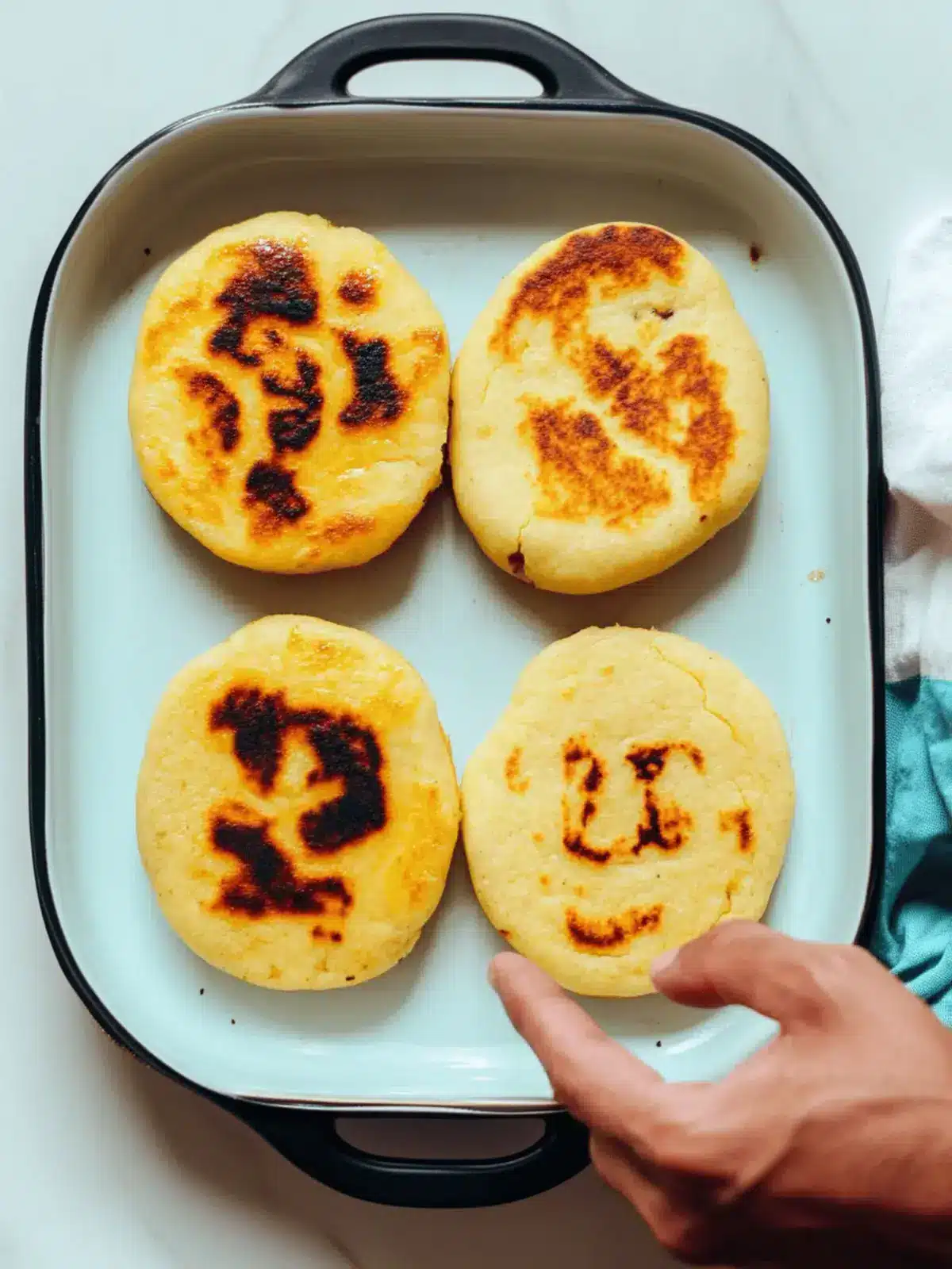 Arepas Made Easy: 3 Ingredients for Perfectly Fluffy Bites 3 arepas recipe